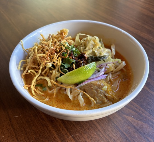 A bowl of delicious Chada Thai food.