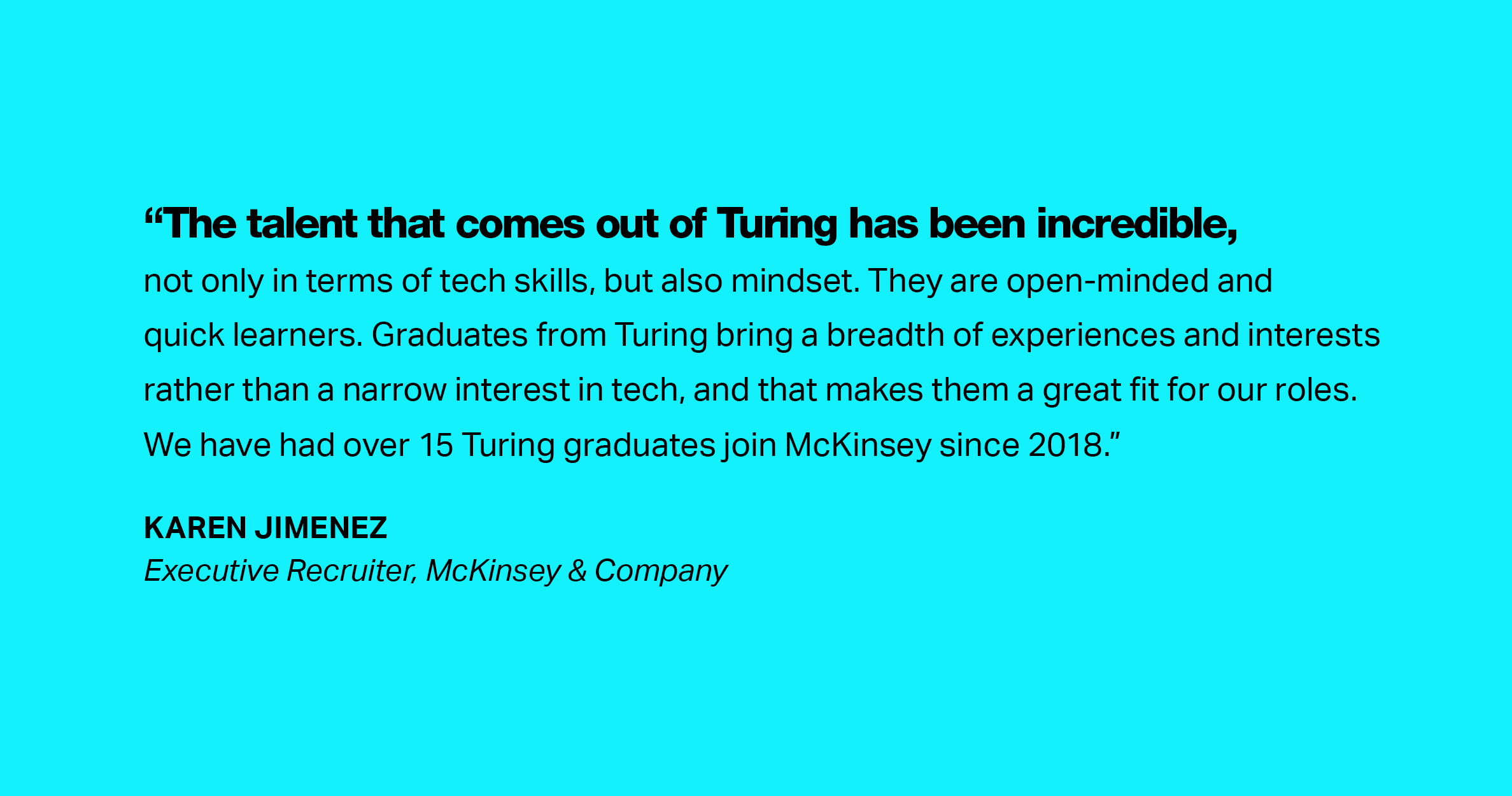 McKinsey Hires from Turing